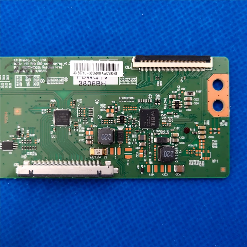 Good test 6871L-3806BE 6871L-3806BF for 43 INCH TV logic board 6870C-0532A 6871L-3806B 6871L-3806H 6871L-3806 6871L-3806D T-CON