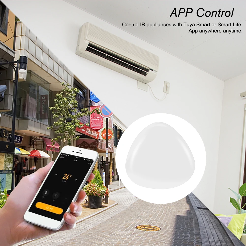 WiFi-IR Remote IR Control Hub Voice Wi-Fi Enabled Controller Tuya Smart Home Compatible with Alexa Google | Электроника