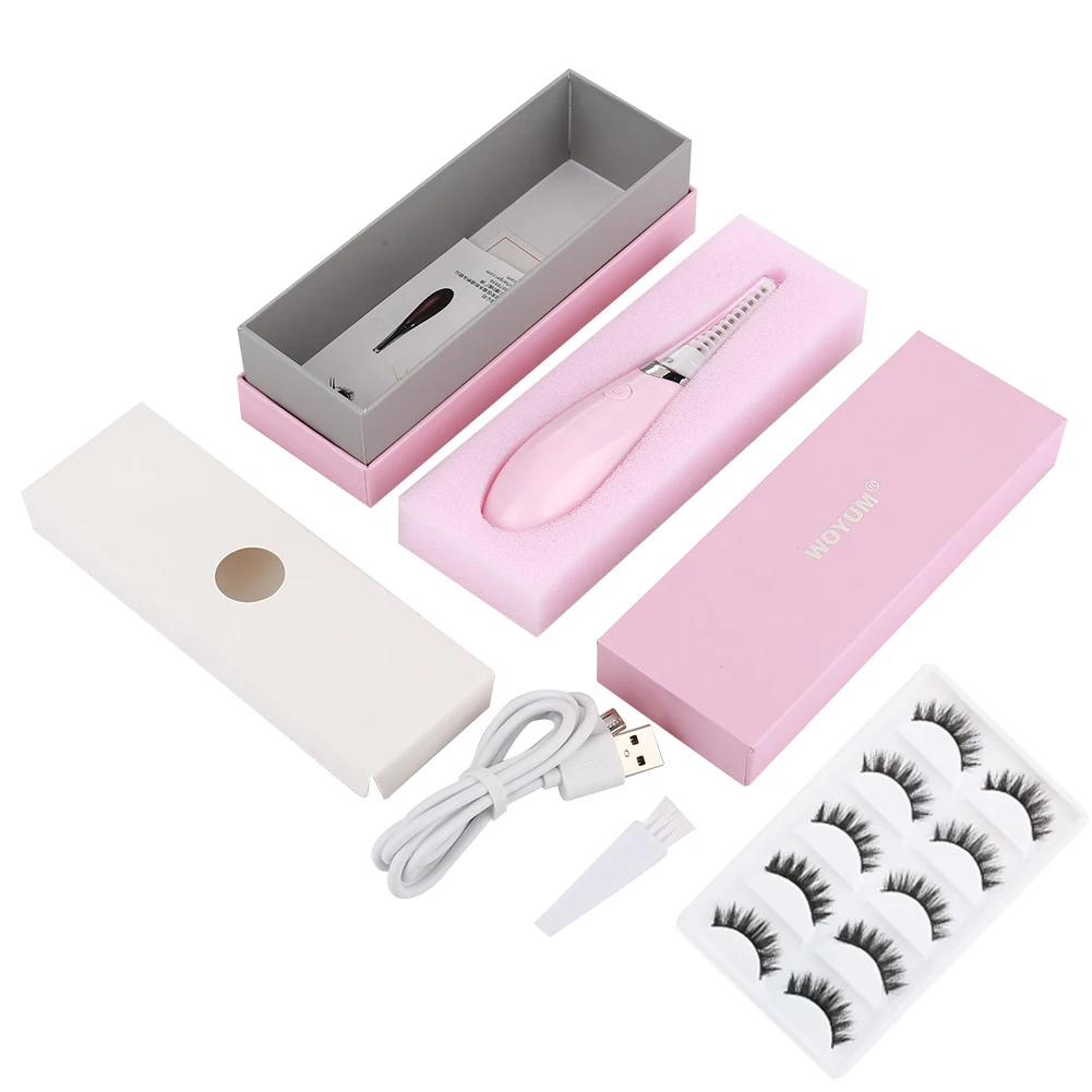 

Beauty Gift aElectric Heated Eyelash Curler Long-Lasting Electric Ironing lash curler USB Rechargeable Make up Curling eyelash