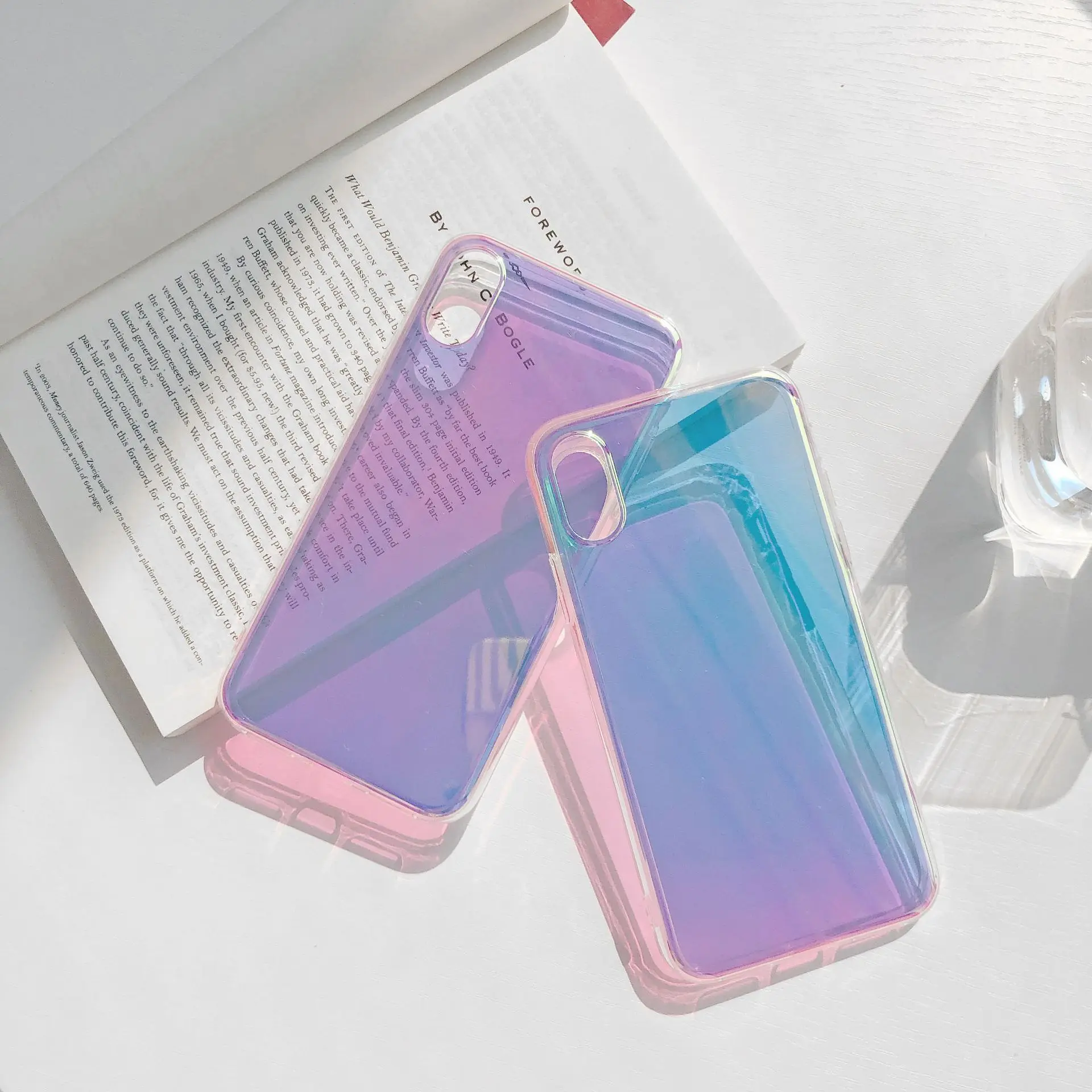 Брендовый лазерный фиолетовый светильник Tide для iPhone 11 Pro X XS Max XR 8 7 6 6s Plus
