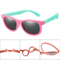 brand design kids polarized sunglasses vintage boys girls coating sun glasses child uv400 square sunglass shades gafas de sol