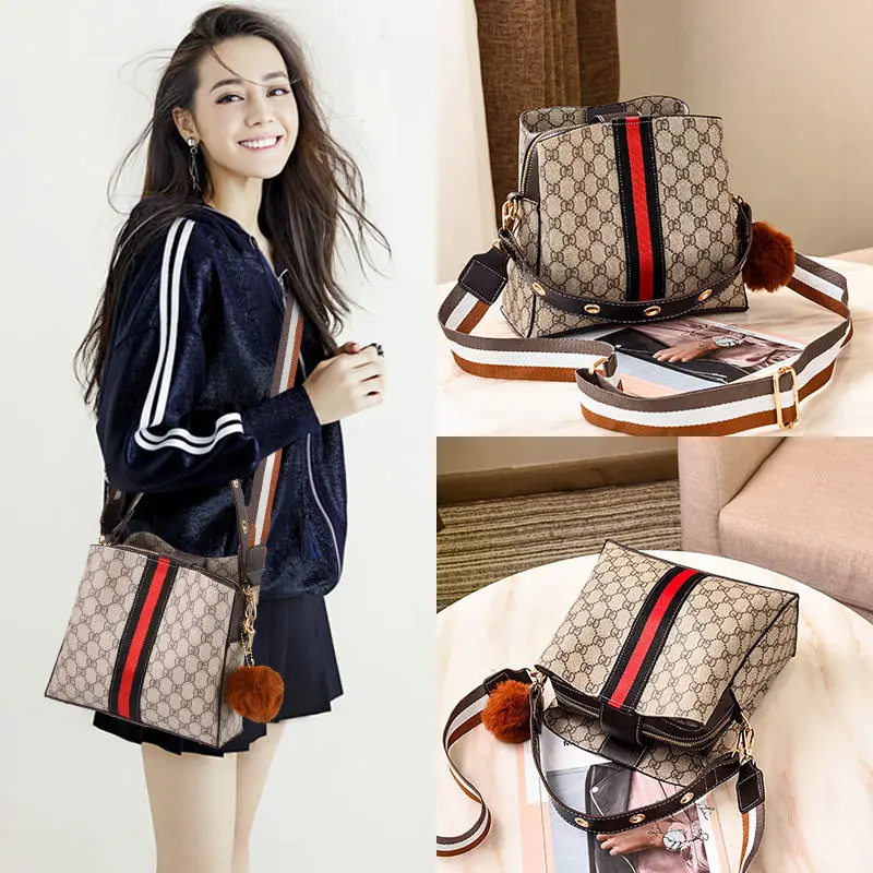 Сумка женская 2020 Весна и лето новая сумка в форме ведра маленькая модная ручная