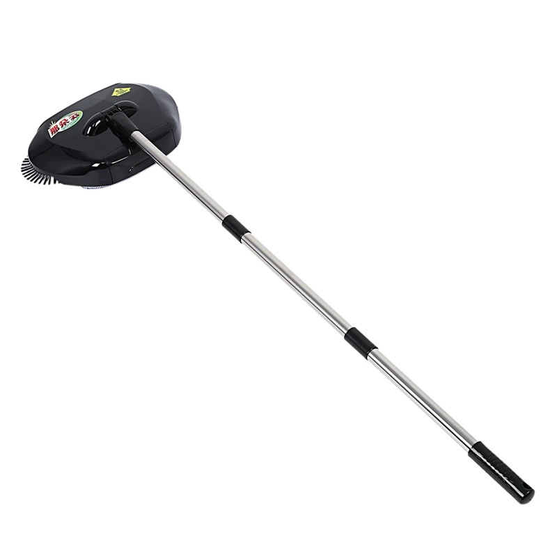 Stainless Steel ing Machine Push Type Hand Broom Dustpan Handle Household Cleaning Package er Mop Black | Бытовая техника
