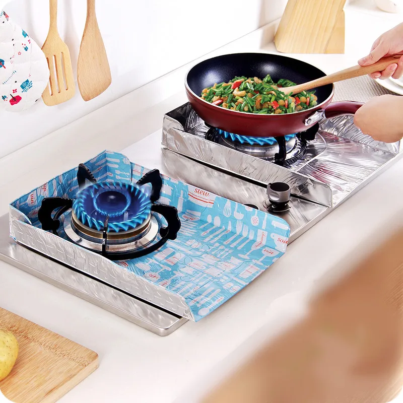 2 шт. газовая плита масляная Подушка Алюминий Фольга высокое Температура