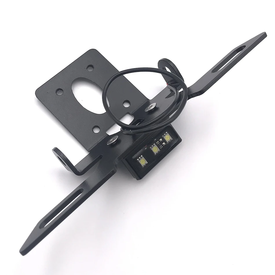 Задние части мотоцикла кронштейн CNC держатель номерного знака Светодиодная