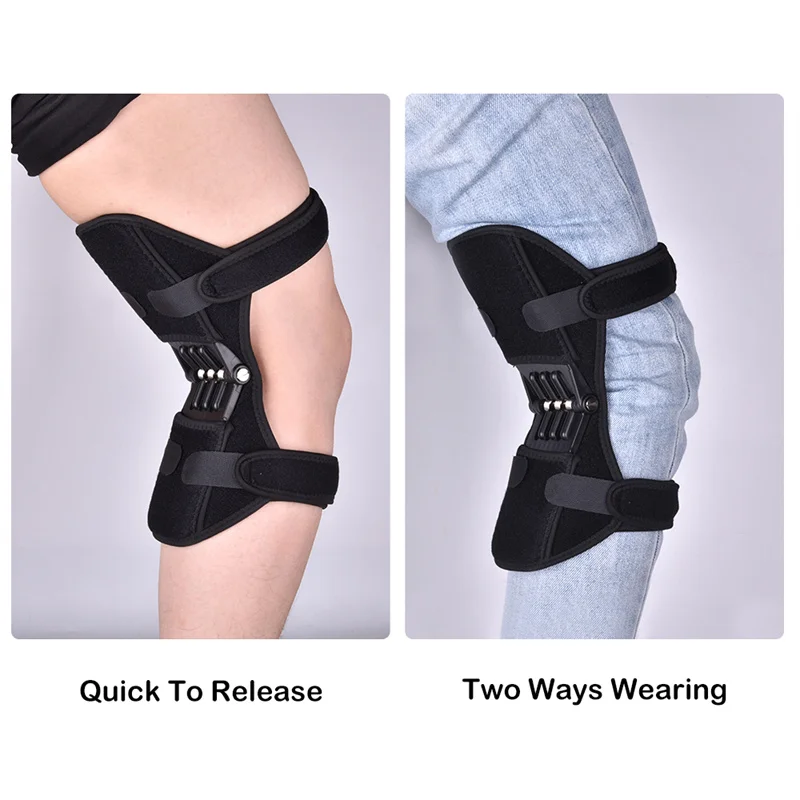 

Knee Protection Joint Support Knee Pad Powerful Spring Rebound Knee Leg Protector Sport Reduces Soreness Old Cold Leg Protection