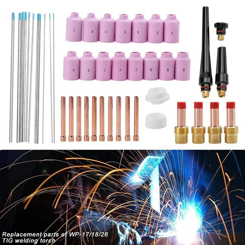 Расходные материалы для фонарь TIG 46 шт./компл. аксессуары сварофонарь сварки
