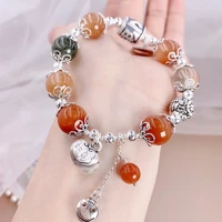 original design s925 full body sterling silver fu lu shou crystal bracelets for women girlspersonalized fashion luxury jewelry
