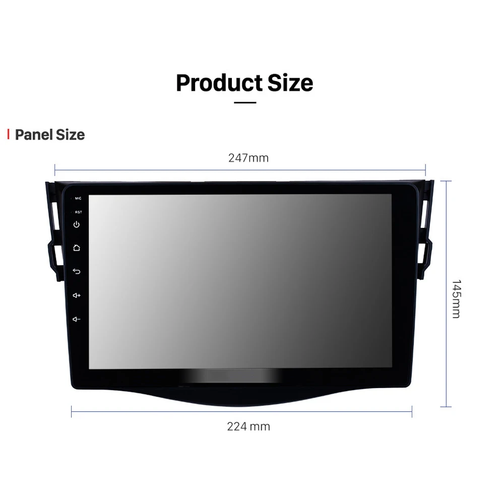" 2din Android 9,1 автомобильный Радио мультимедийный видео плеер для Toyota RAV4 Rav 4 2007 2008 2010 2011 Стерео gps навигация Wifi