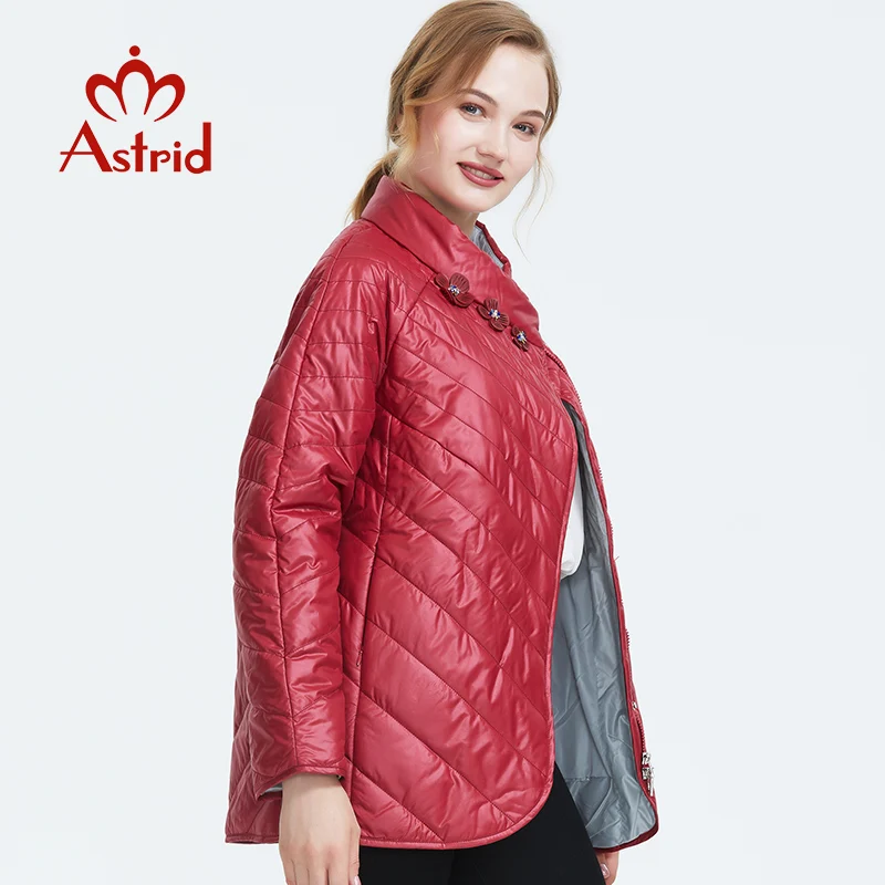 Astrid Зима новое поступление женская куртка топ красный цвет верхняя одежда высокое качество короткий стиль модное женское зимнее пальто AM-6145