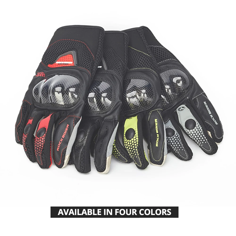 

Carbon Fiber Motorcycle Gloves Men Moto Gloves Breathable Motocross Gloves Motorbike Guantes Moto Touch Screen Gloves