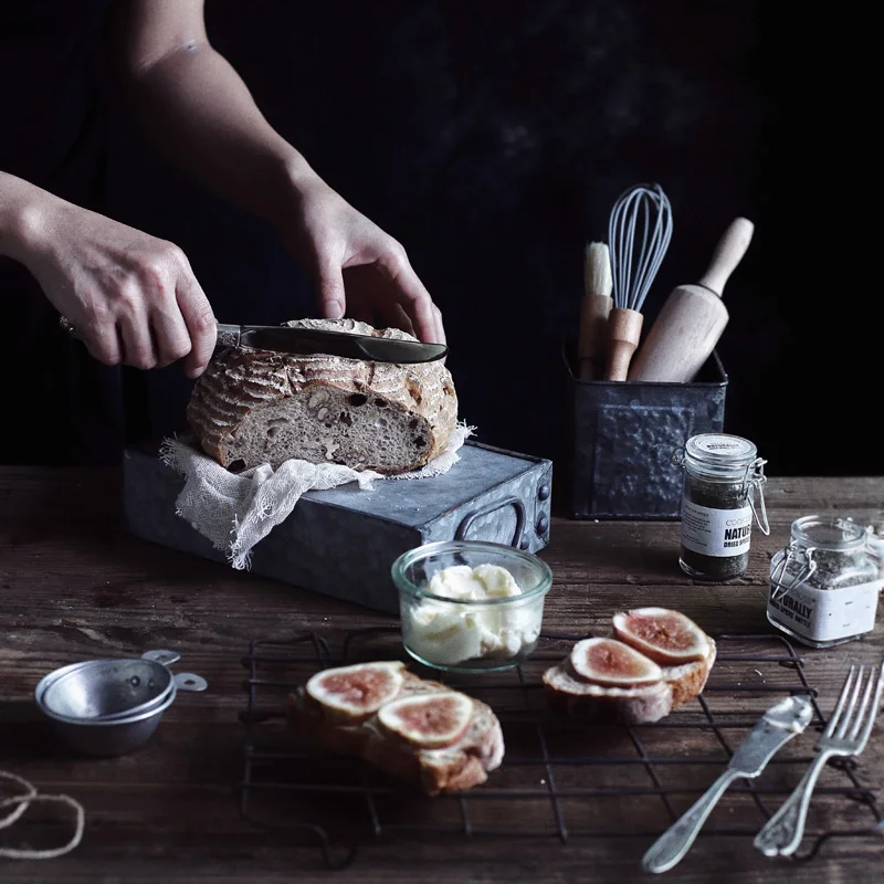 Прямоугольные антикварные железные сервировочные подносы во французском стиле