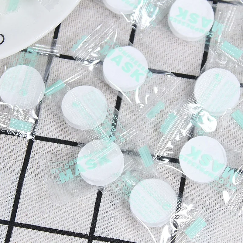 Нетканый материал телефон 100 таблетки хлопок ультратонкая одноразовая ткань для