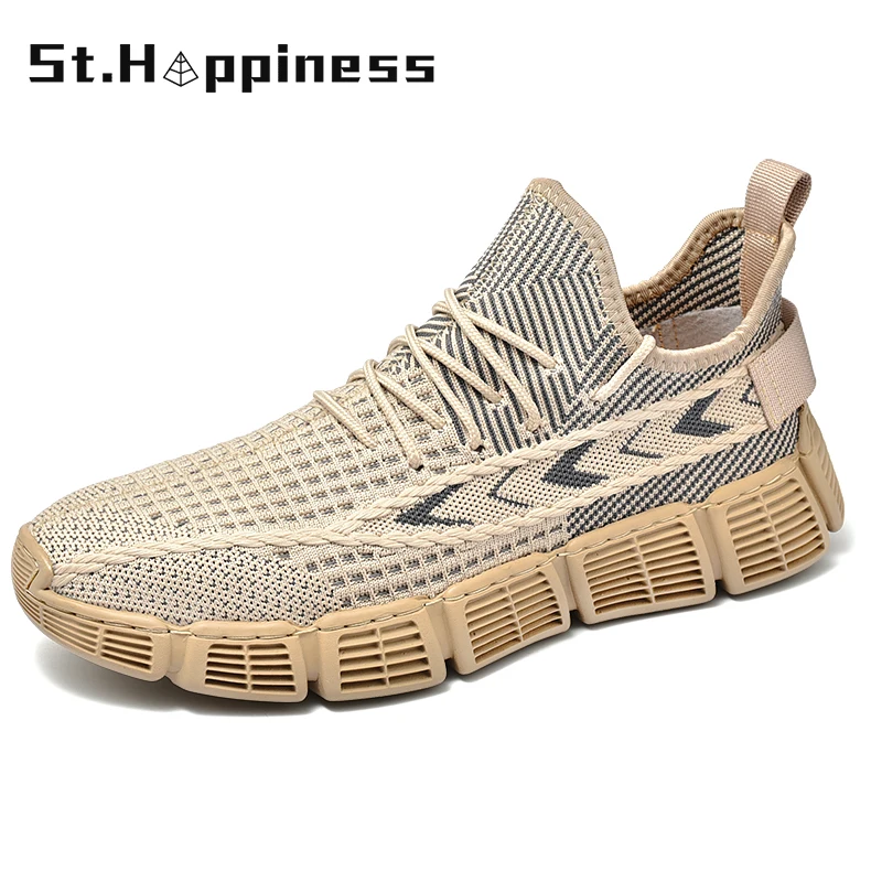 

2021 Summer Men Mesh Casual Sneakers Fashion Lightweight Comfortable Walking Sneakers Outdoor Breathable Running Sports Shoes