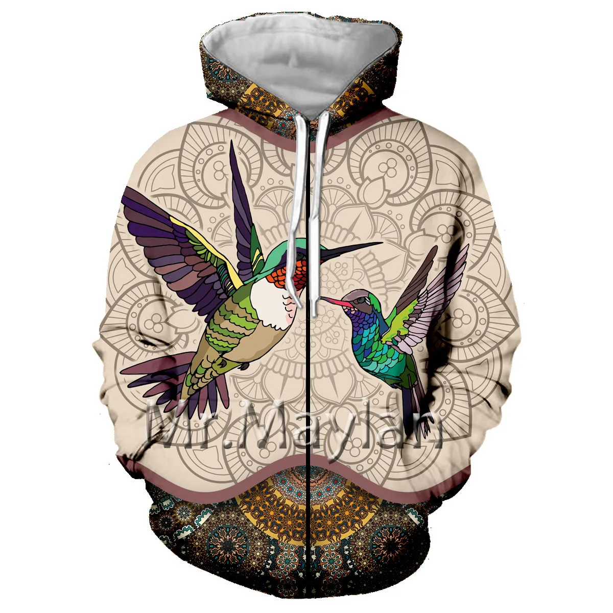 

Hummingbird Mandala 3D Men/Women Hoodie Harajuku Vintage Streetwear Pullover Autumn Sweatshirt Unisex Casual Jacket Tracksuits