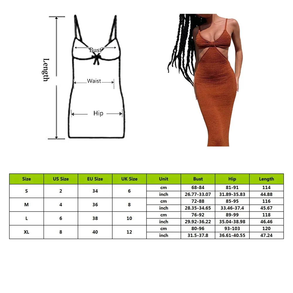

Summer Women Knitted Maxi Dresses 2021 Elegant Strap Cut Out Backless Vacation Long Dresses Sexy Hollow Out Bodycon Party Dress