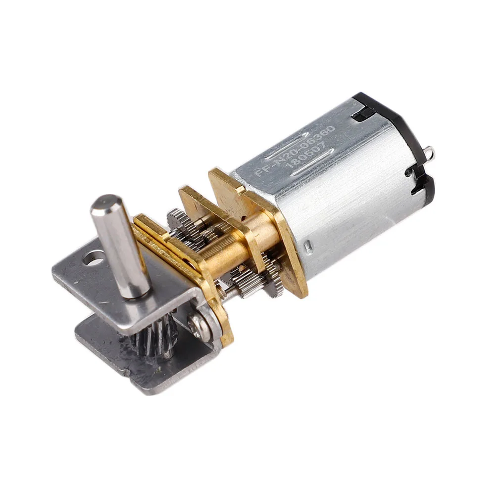 Мотор-редуктор червя микро-робот дверной замок миниатюрный червь Редукционный