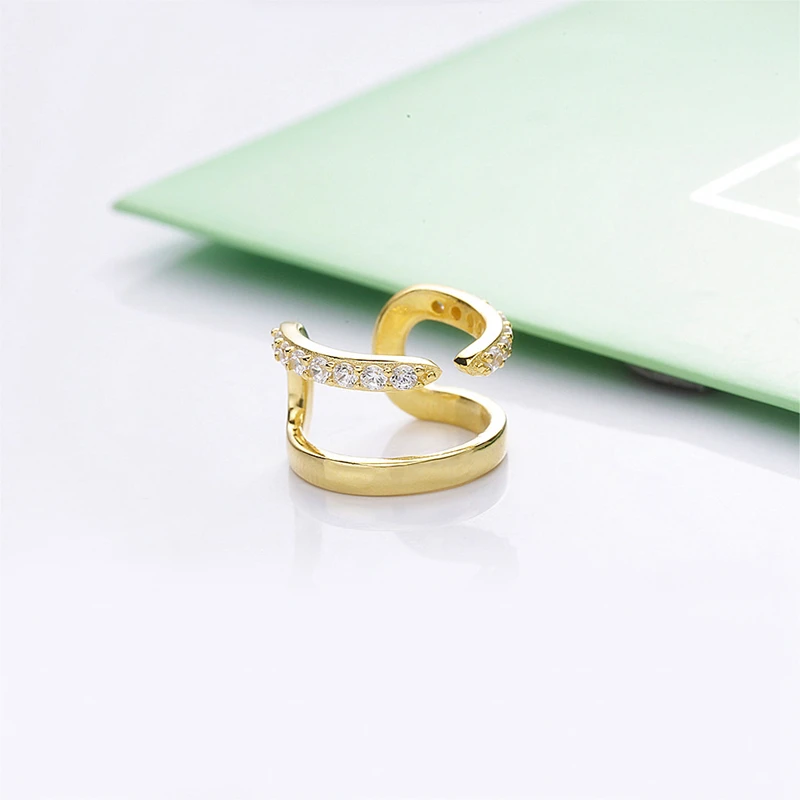 Женские серьги каффы из серебра 925 пробы|Серьги-клипсы| |