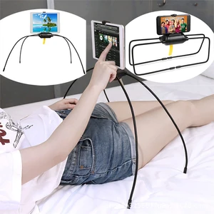 universal mobile phone holder flexible spider clip for ipad tablet lazy holder home bed desktop mount bracket smartphone stand free global shipping