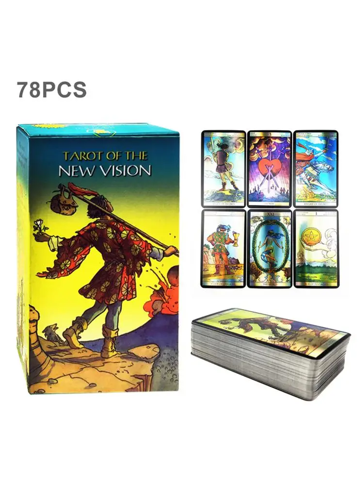 78 шт. карты Таро долговечный голографическая покрытием Бумага вечерние весело