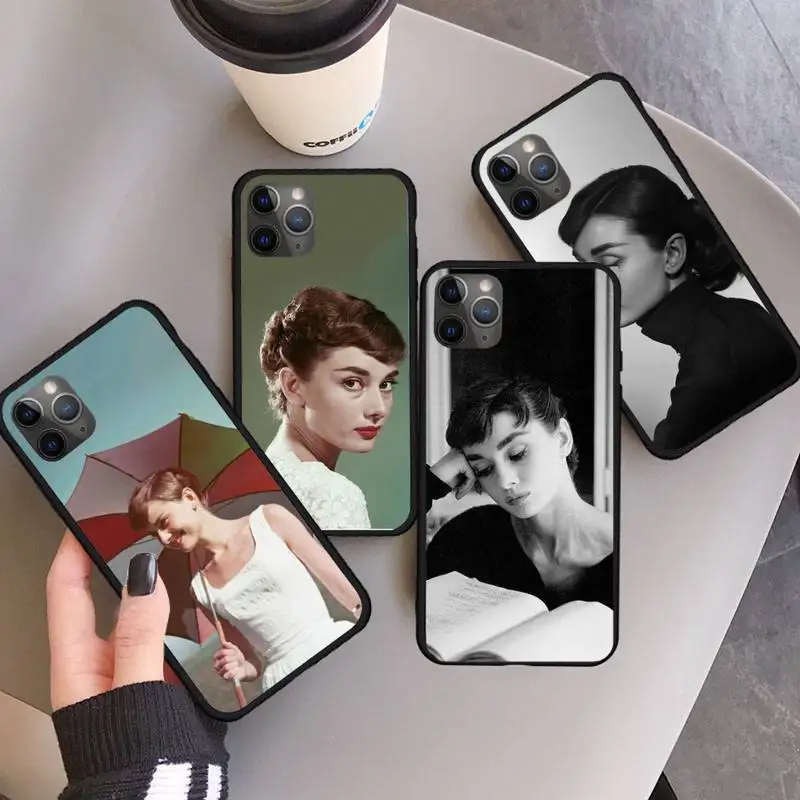 

Audrey Hepburn American actors Phone Case For iphone 12 11 13 7 8 6 s plus x xs xr pro max mini