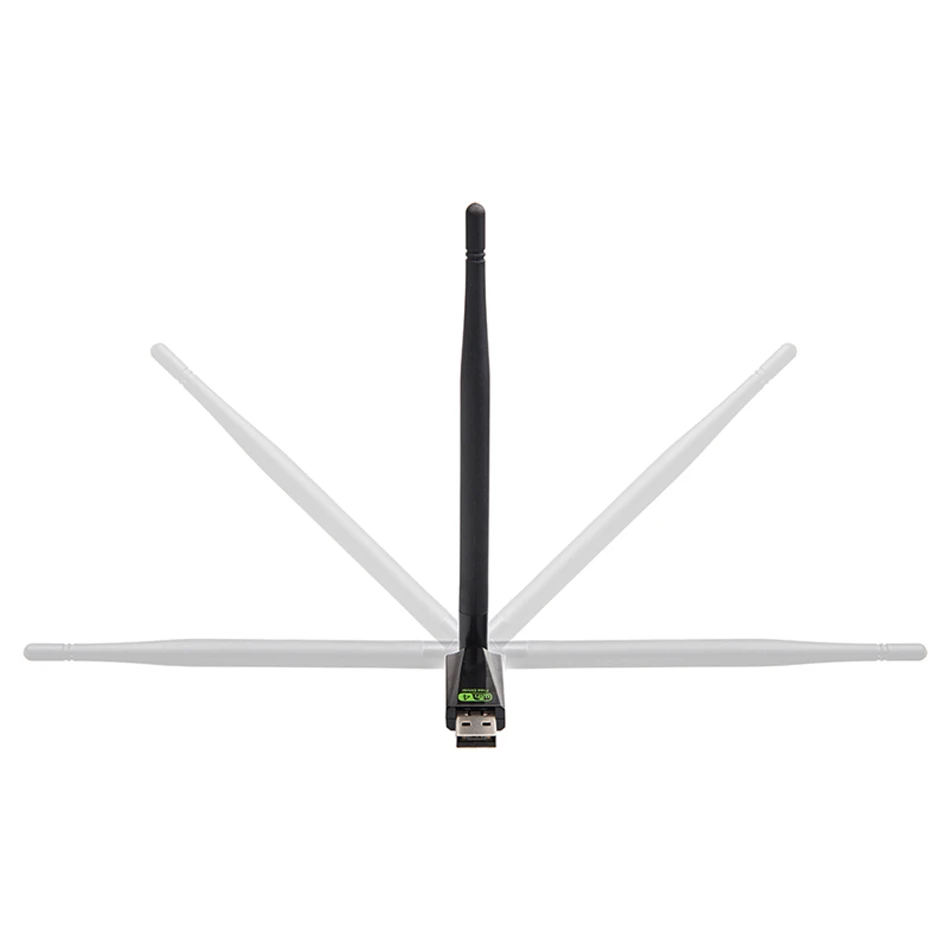 300Mbps USB WiFi Adapter Free Driver RTL8192 With 5dBi External Antenna High Speed 2.4ghz Wireless Wi-fi Dongle 100pcs/lot | Компьютеры и