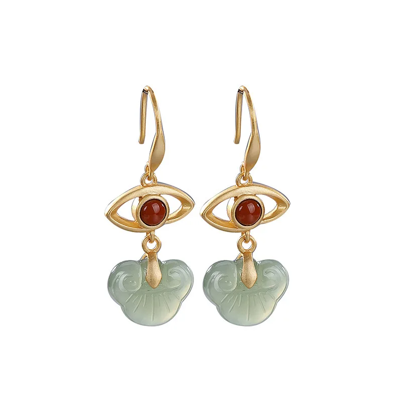 Hetian jade сапфир Позолоченные личности высокого класса Ruyi темперамент женские