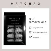 10pcs plastic nail art soak off cap clips kit uv gel polish remover wrap tool fluid for removal of varnish manicure tools set