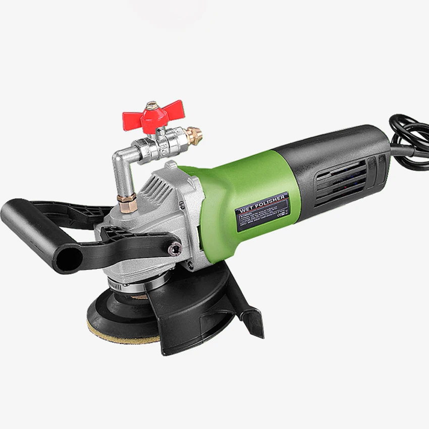 800W Hand-Held Water Injection Stone Polishing Machine Electric Wet Stone Polisher Grinder Cement Floor Marble Polishing Machine