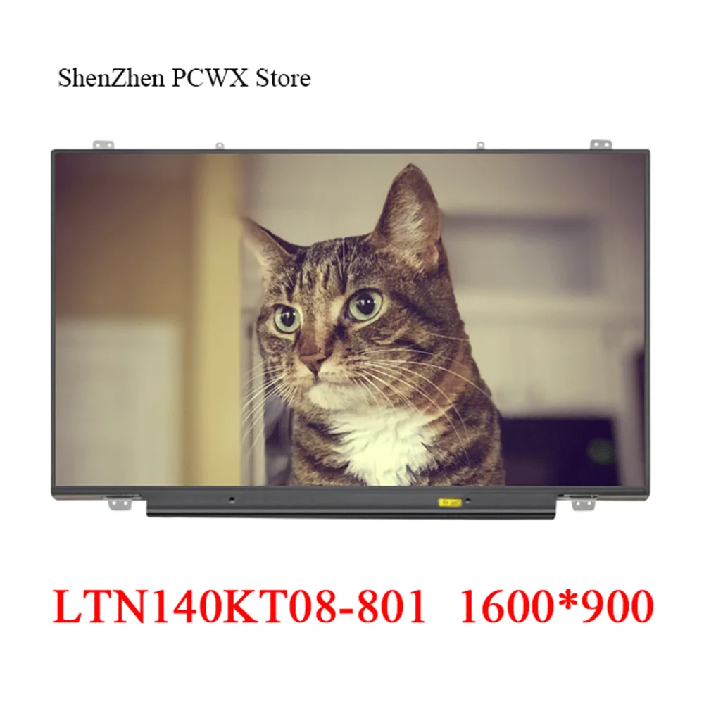 ЖК экран LTN140KT08 801 Новый матовый дюйма HD + 14 0*1600 LVDS 40 pins для ноутбука Samsung|ЖК-экран