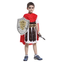 kids child roman warrior costume spartan gladiator soldier costumes for boys carnival purim halloween cosplay
