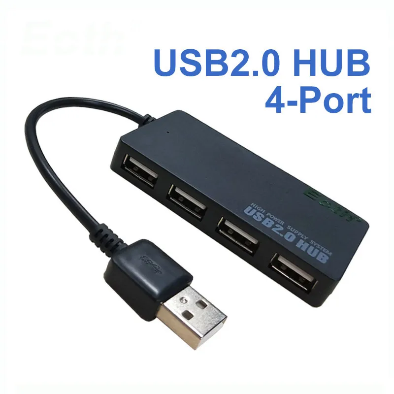 USB2.0 Usb-хаб 2,0 адаптер разветвитель Компьютерные аксессуары многопортовый адаптер pc 3,1 power para hab микро несколько для зарядного устройства телефона - Цвет: USB2.0