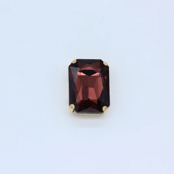 mid amethyst Все размеры, 24 цвета, плоские с оборота прямоугольные пришитые стеклянные стразы, камень, кристаллы, драгоценные камни, Стразы для шитья, Золотая пуговица для изготовления платья - Цвет: mid amethyst