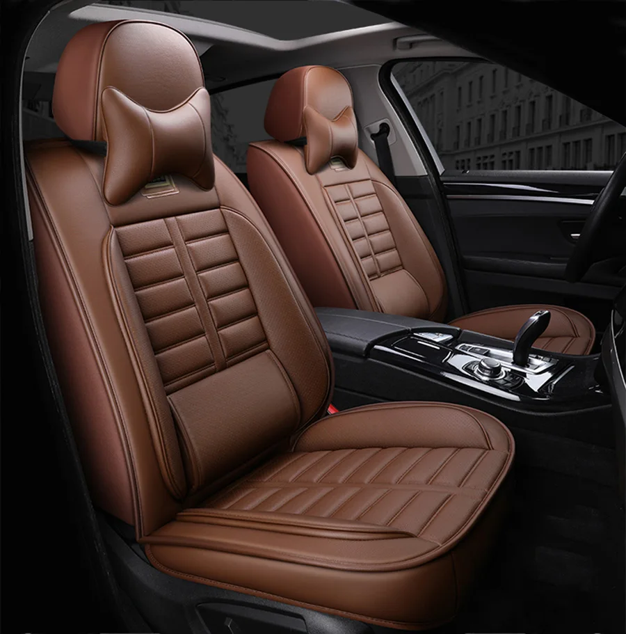 Новые кожаные чехлы для сидений автомобиля kia Rio 3 4 Sorento 2005 2007 2011 2013 soul spectra styling