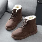 Новинка 2021, женские зимние ботинки для снежной погоды, модная женская обувь на платформе, уличные Зимние Теплые ботильоны для снежной погоды для женщин