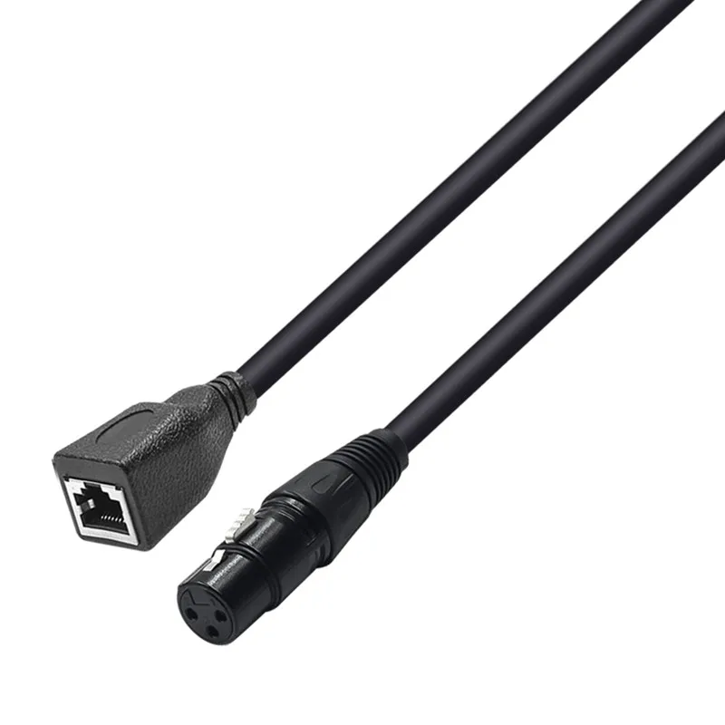 XLR для RJ45 Canon сети папа мама двойной 6 5 мм Мужской микрофонный усилитель гитара