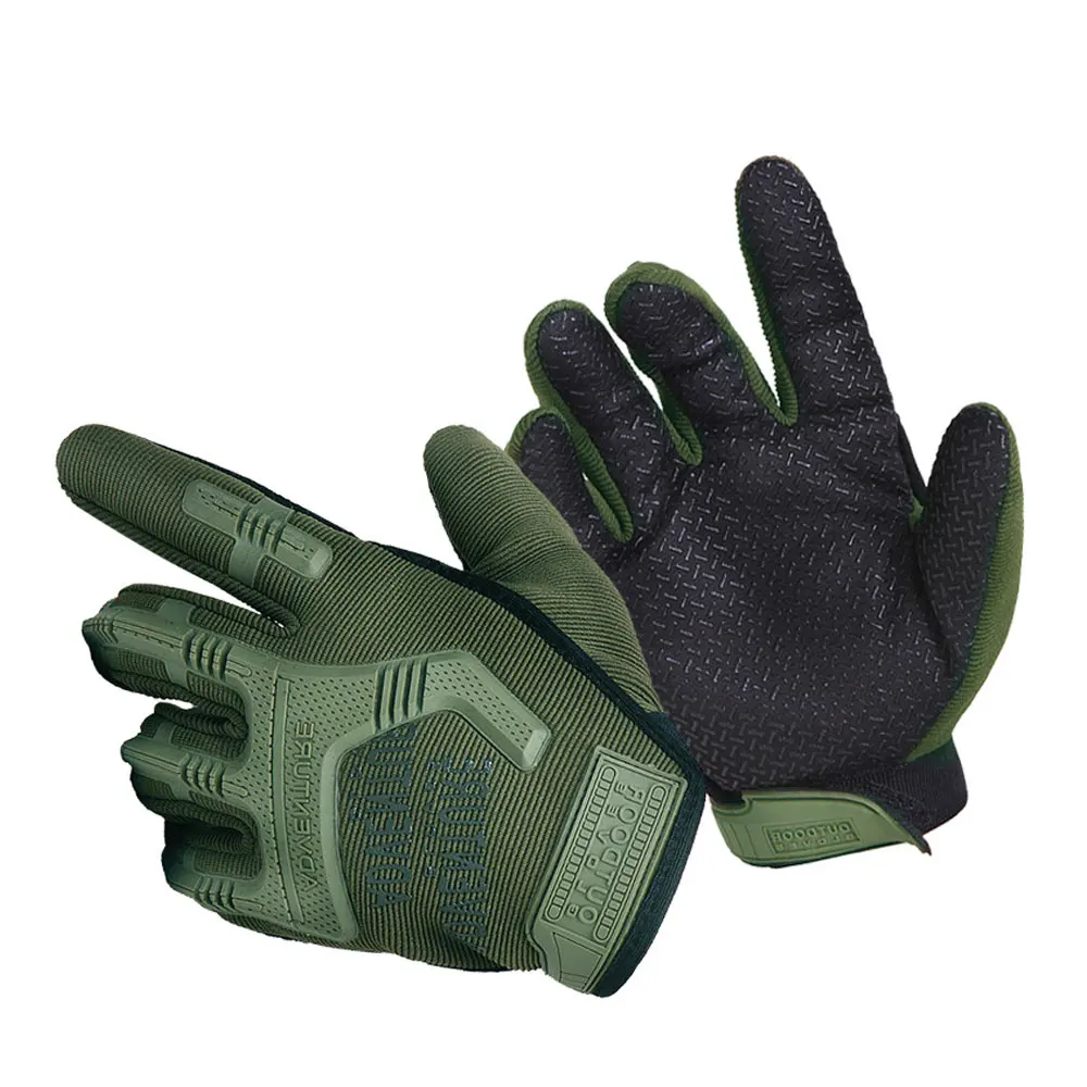 Army Green L. Mirror 1 пара военные прочные тактические перчатки на концах пальцев для армейского спорта для вождения, стрельбы, пейнтбола, езды на мотоцикле - Цвет: Army Green