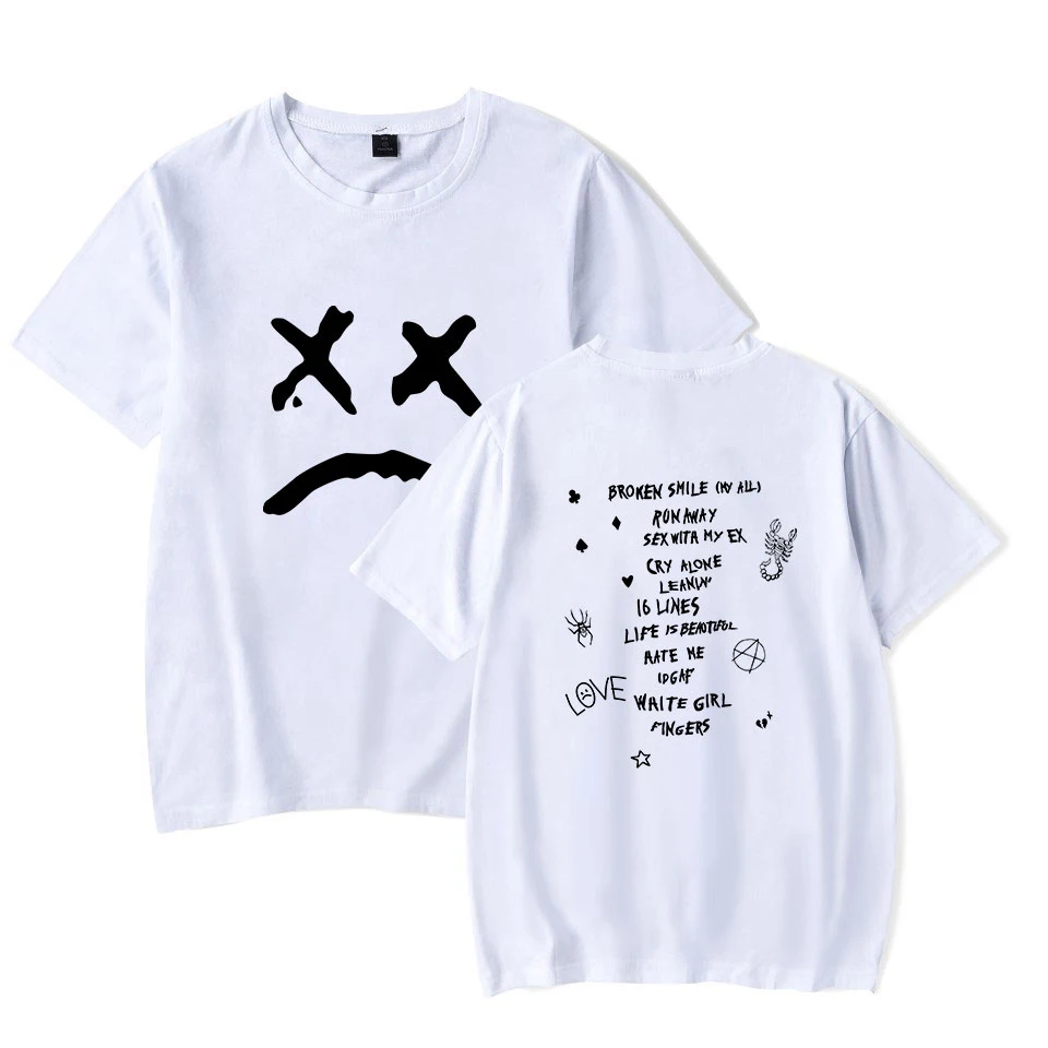 Футболка женская повседневная с коротким рукавом модная рубашка из хлопка в