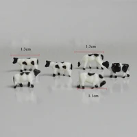 1150 miniature animal model cow abs toy farm scene for architectural building layout birthday gift collection kids 100pcslot