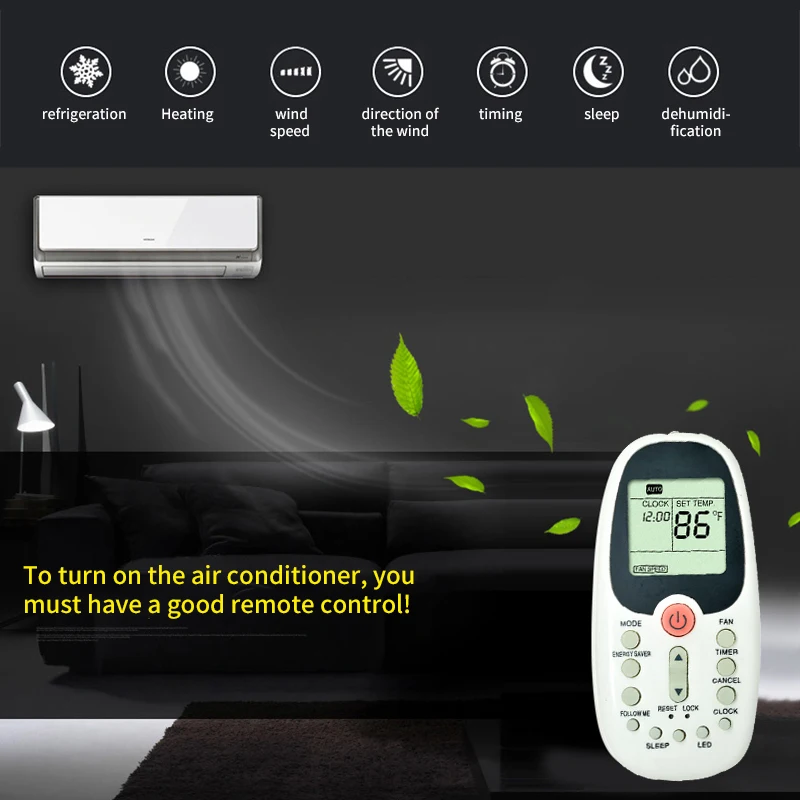 Мини пульт дистанционного управления для кондиционера сменный кондиционер Midea