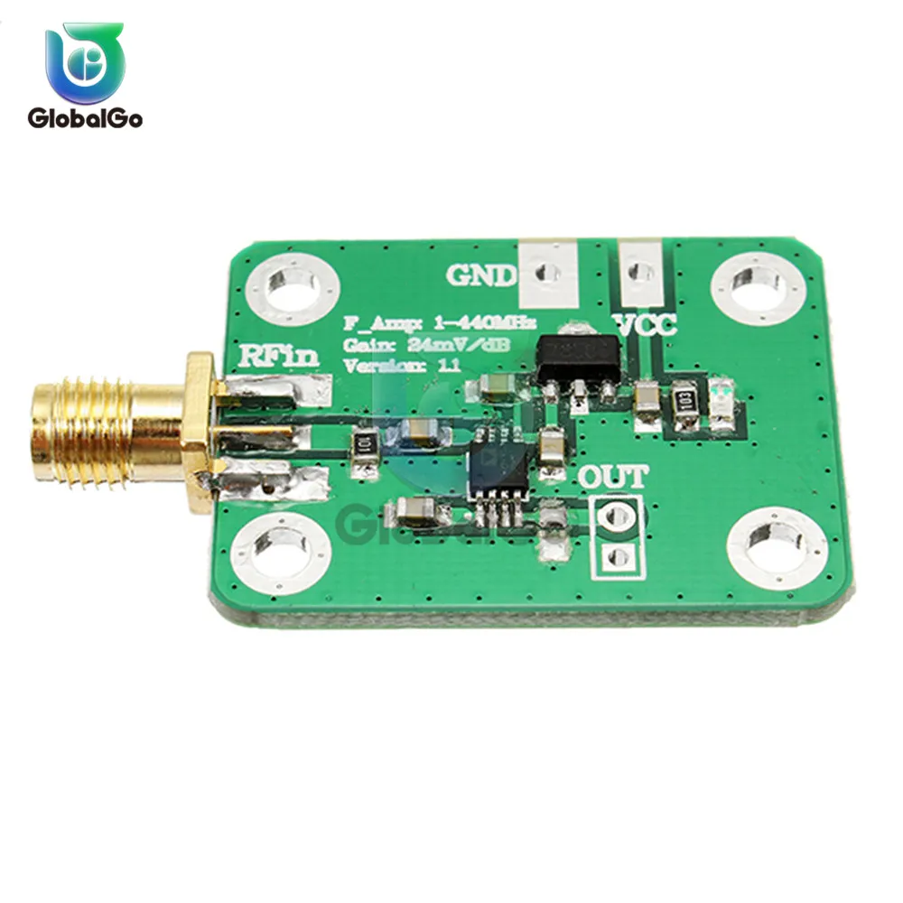 0.1-440 MHz AD8310 RSSI High Speed Frequency RF Output Log Detector Power Meter Board Demodulator Module 7-15V 12mA | Инструменты