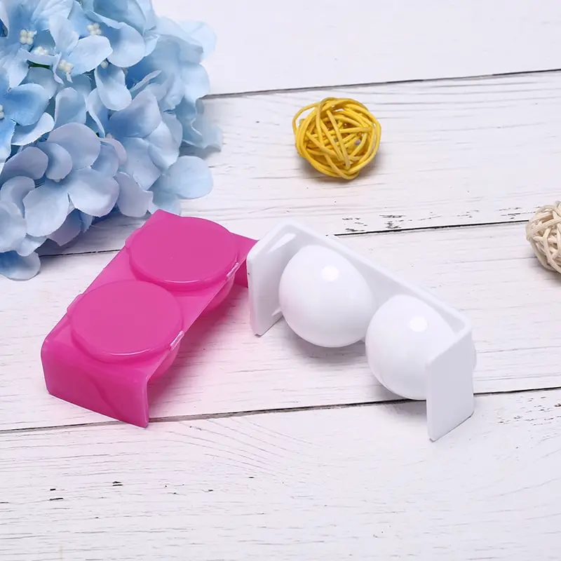 Посуда с двойными губками для смешивания акриловой жидкости и пудры пластиковые