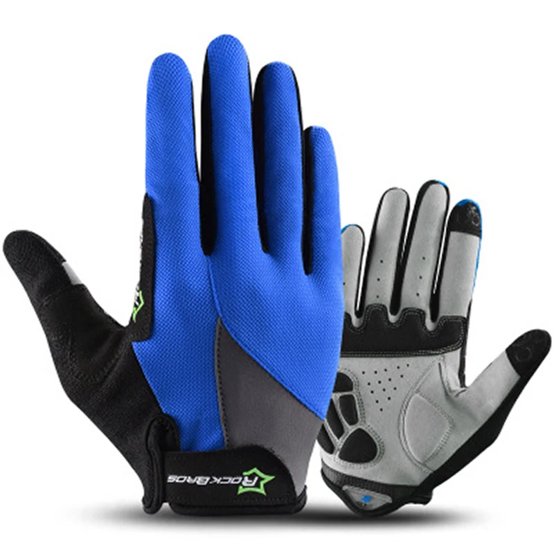 RockBros велосипедные перчатки с длинным пальцем для велосипеда Guantes Ciclismo сенсорный