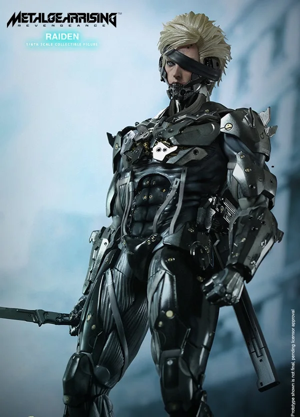 HT VGM17 1/6 Metal gear Rising Revengeance Raiden 12 дюймов Коллекционная фигурка