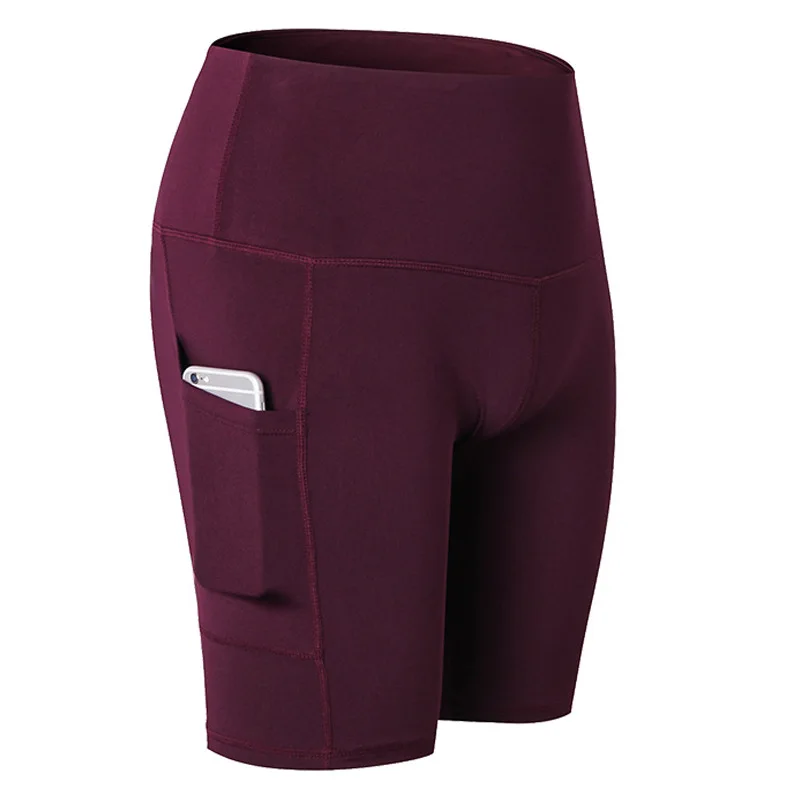 

FHYU quick dry seamless hip high waist yoga shorts seamless breathable sports fitness sexy buttocks elasticity leggings women