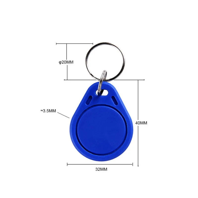 50 шт. IC-UID смарт-чип-карта копир ключ ISO14443 S50 1K совместим бирка ключа RFID NFC копия 0