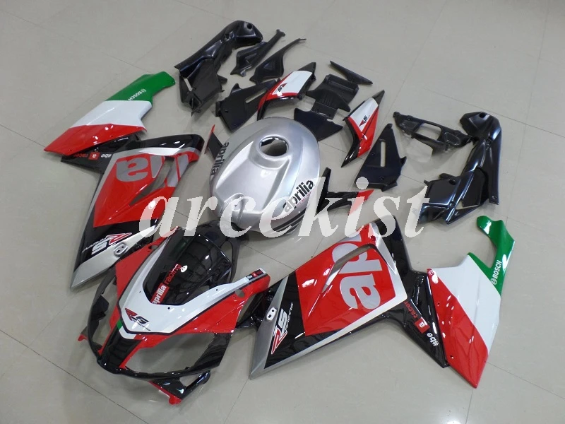 

Литья под давлением Новый ABS Полный обтекатели комплект подходит для Aprilia RS125 06 07 08 09 10 11 RS 125 2006 2007 2011 обтекатель комплект красного и серебрист...