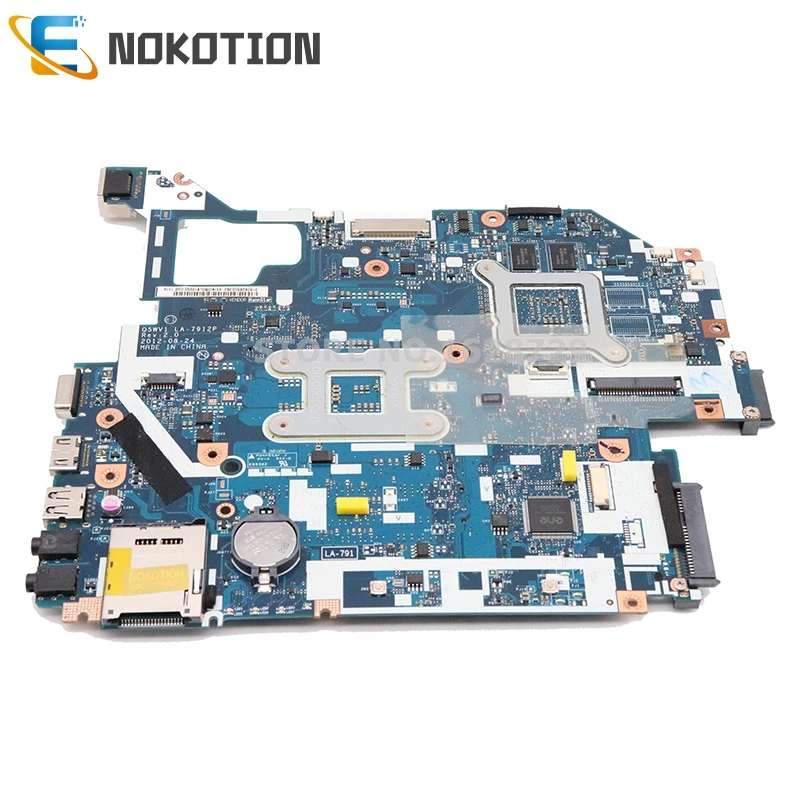 NOKOTION материнская плата для ноутбука acer aspire V3-571G E1-571G V3-531G Q5WV1 LA-7912P NBM6B11001 NB. M6B11.001 NBM5711001 710 м gpu