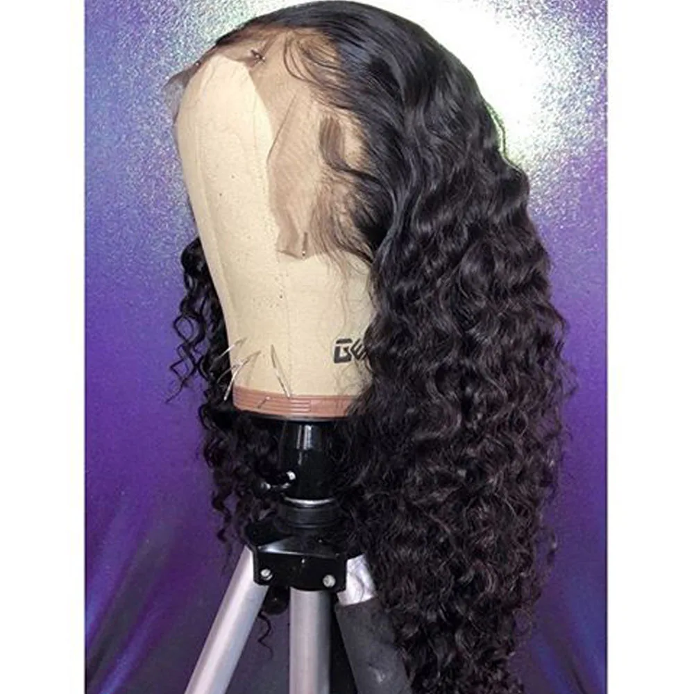Парик с крупными волнами 150% плотность Безглютеновые полные парики шнурка