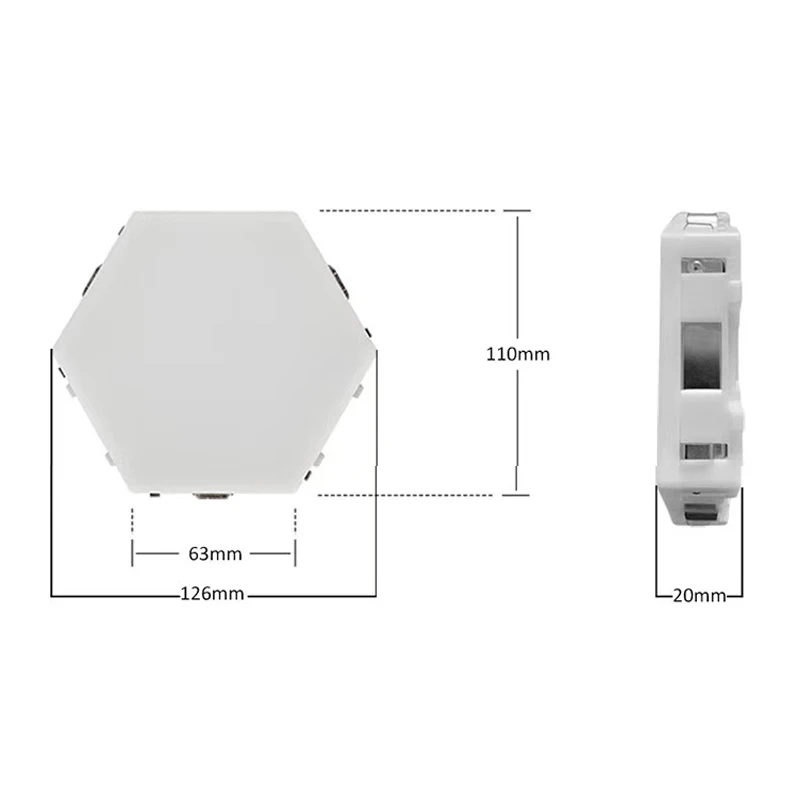 

Quantum Modular Lamp LED Wall Lamp Modern RGB Night Light for Home Decoration Touch Indoor Lighting Bedside Magnetic Lights